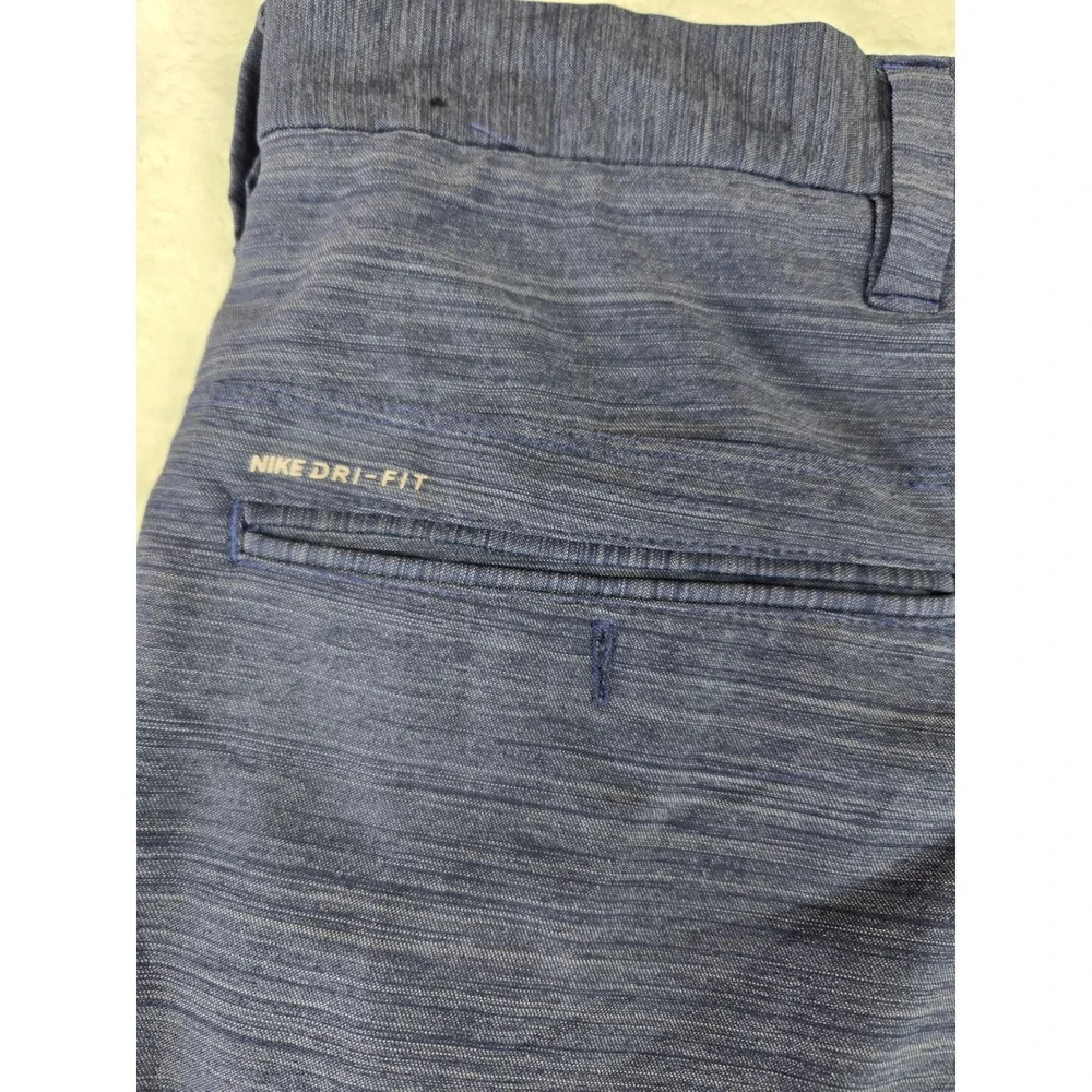 Hurley Mens Hybrid Walk Shorts Navy Blue‎ Heathered Stretch Size 30 AJ6449